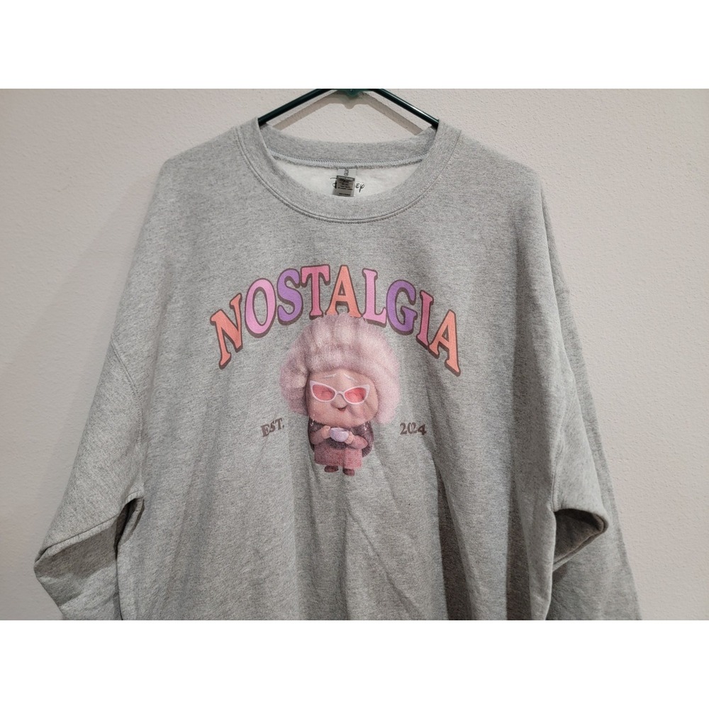 Disney Nostalgia Pullover‎ Sweatshirt for Adults – Inside Out 2- Size XL - New